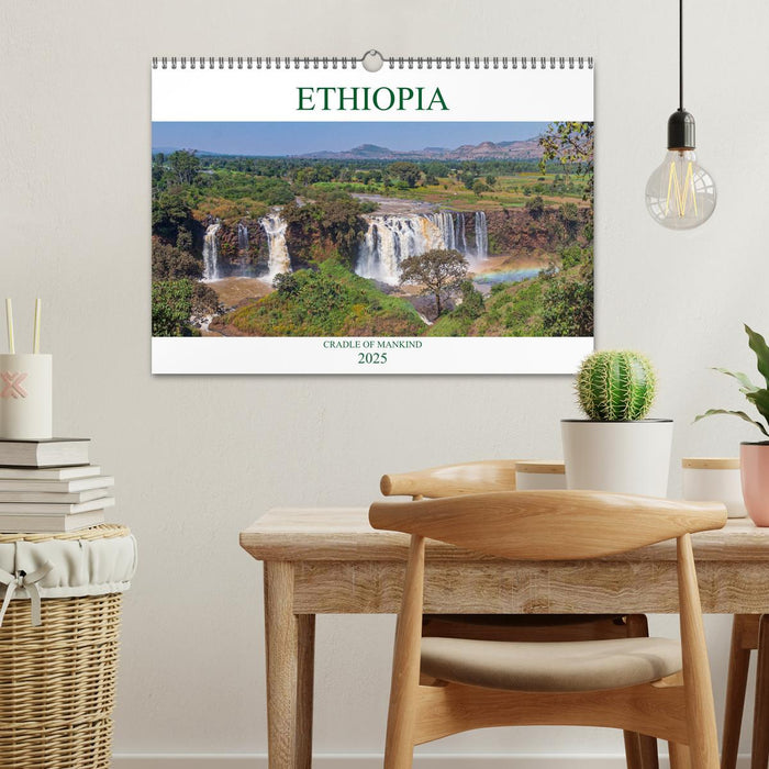 Ethiopia cradle of mankind (CALVENDO Monthly Calendar 2025)