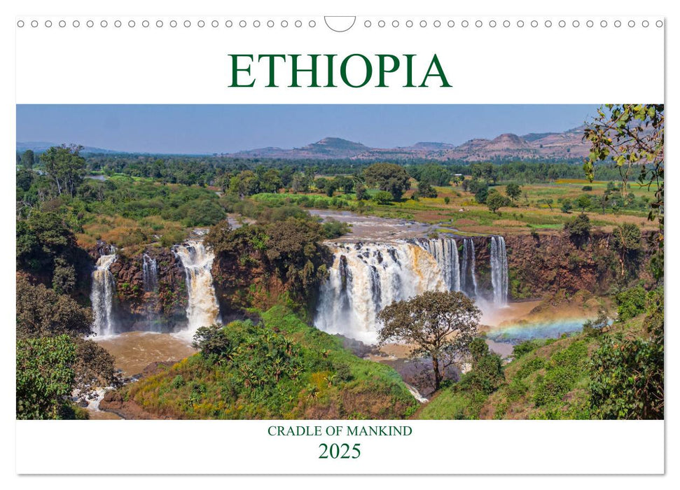 Ethiopia cradle of mankind (CALVENDO Monthly Calendar 2025)