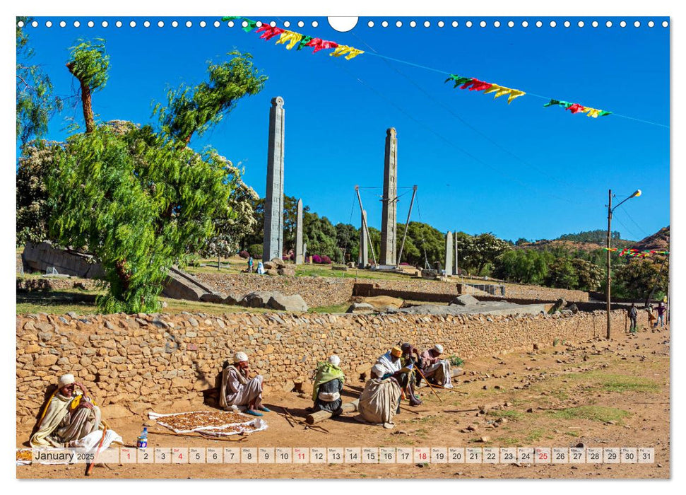 Ethiopia cradle of mankind (CALVENDO Monthly Calendar 2025)