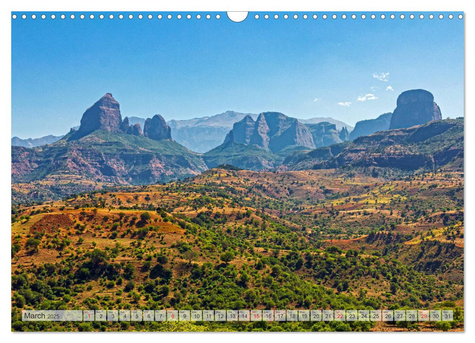 Ethiopia cradle of mankind (CALVENDO Monthly Calendar 2025)