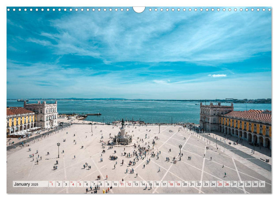 Lisbon - Perspectives (CALVENDO Monthly Calendar 2025)