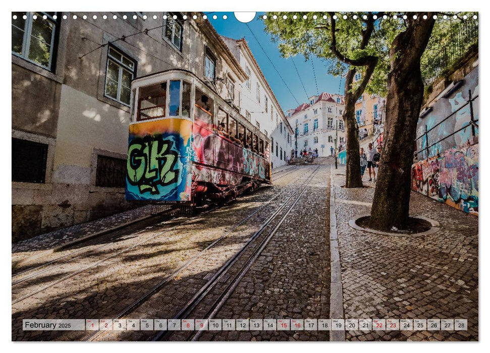 Lisbon - Perspectives (CALVENDO Monthly Calendar 2025)