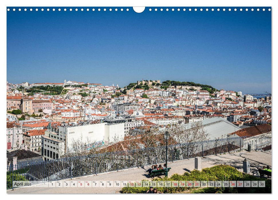 Lisbon - Perspectives (CALVENDO Monthly Calendar 2025)