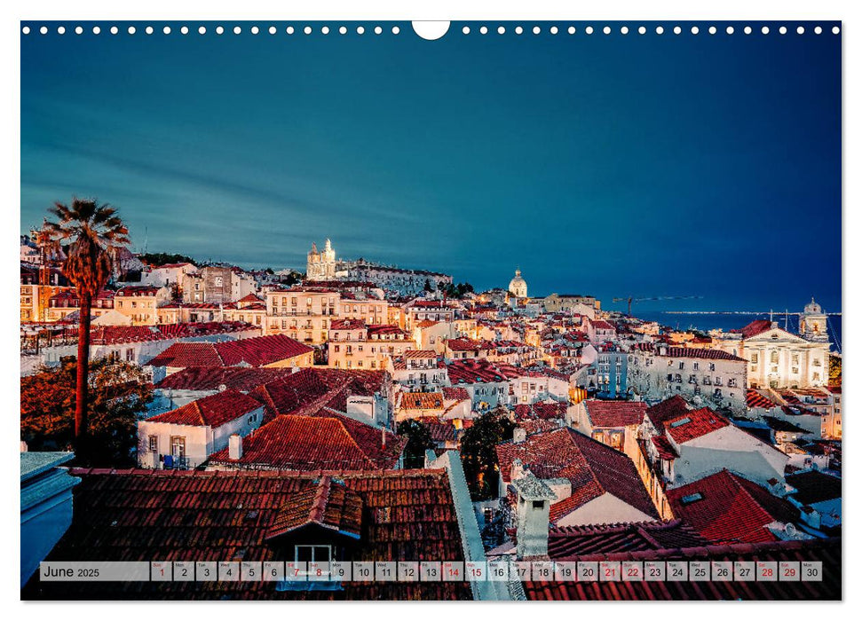 Lisbon - Perspectives (CALVENDO Monthly Calendar 2025)