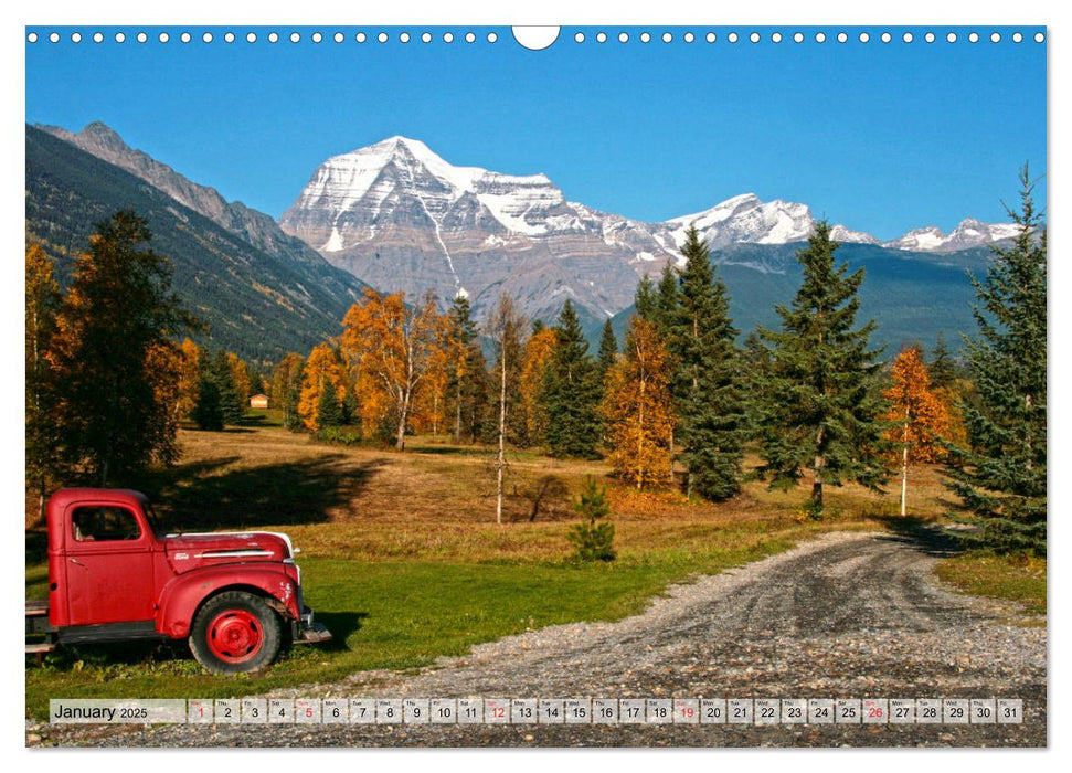 Indian Summer in the Canadian Rockies (CALVENDO Monthly Calendar 2025)