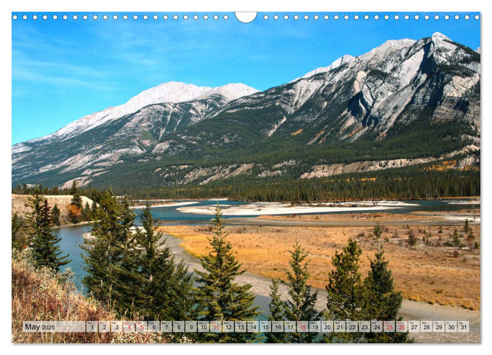 Indian Summer in the Canadian Rockies (CALVENDO Monthly Calendar 2025)