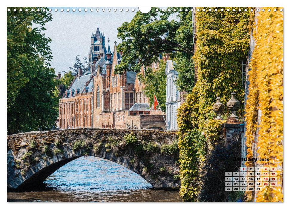 The Fascination of Bridges (CALVENDO Monthly Calendar 2025)