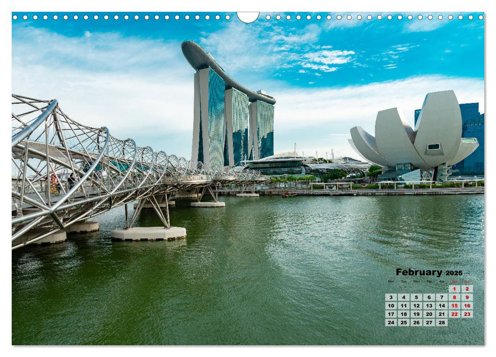 The Fascination of Bridges (CALVENDO Monthly Calendar 2025)