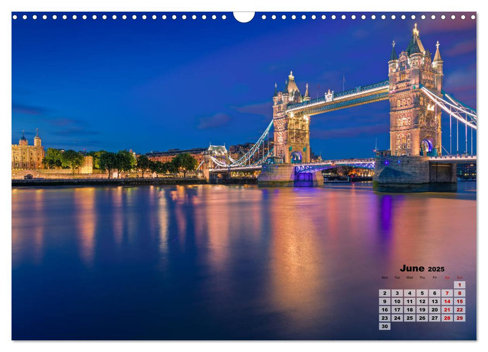 The Fascination of Bridges (CALVENDO Monthly Calendar 2025)