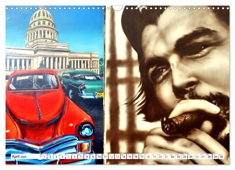 Cuban Cigars - Blue haze in Havana (CALVENDO Monthly Calendar 2025)