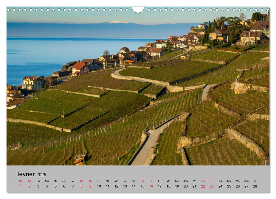 La Suisse saisissante (CALVENDO Calendrier mensuel 2025)