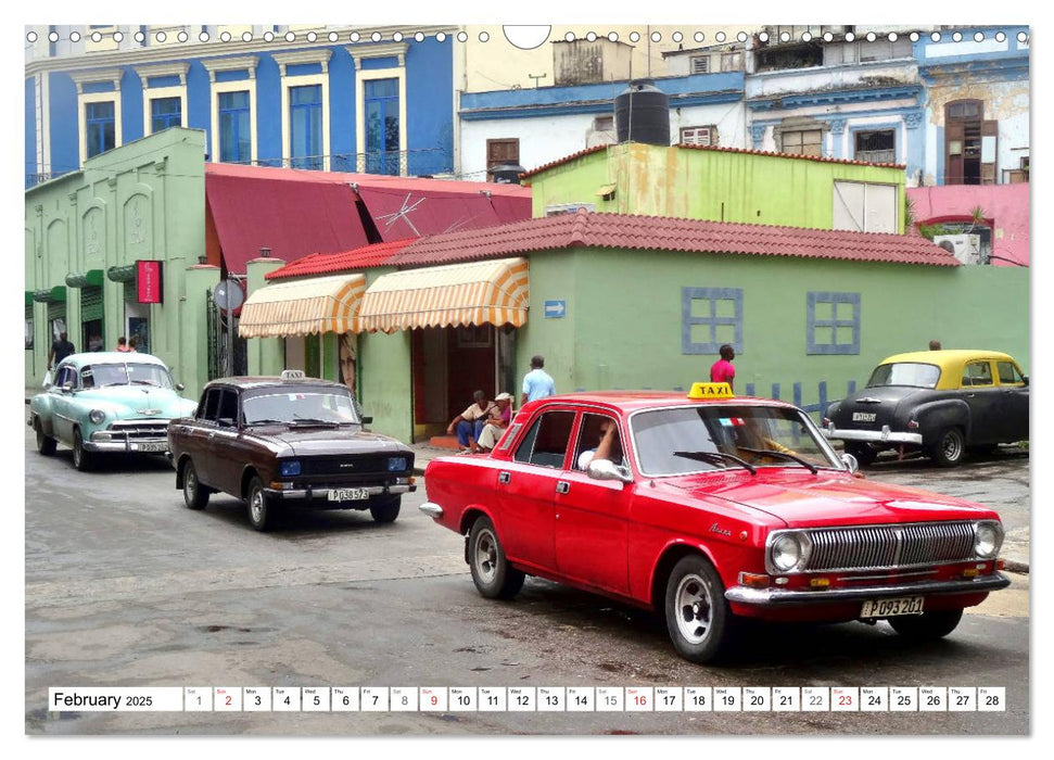 GAZ-24 Volga - A car Made in USSR (CALVENDO Monthly Calendar 2025)