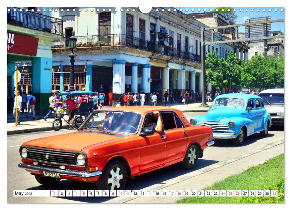 GAZ-24 Volga - A car Made in USSR (CALVENDO Monthly Calendar 2025)