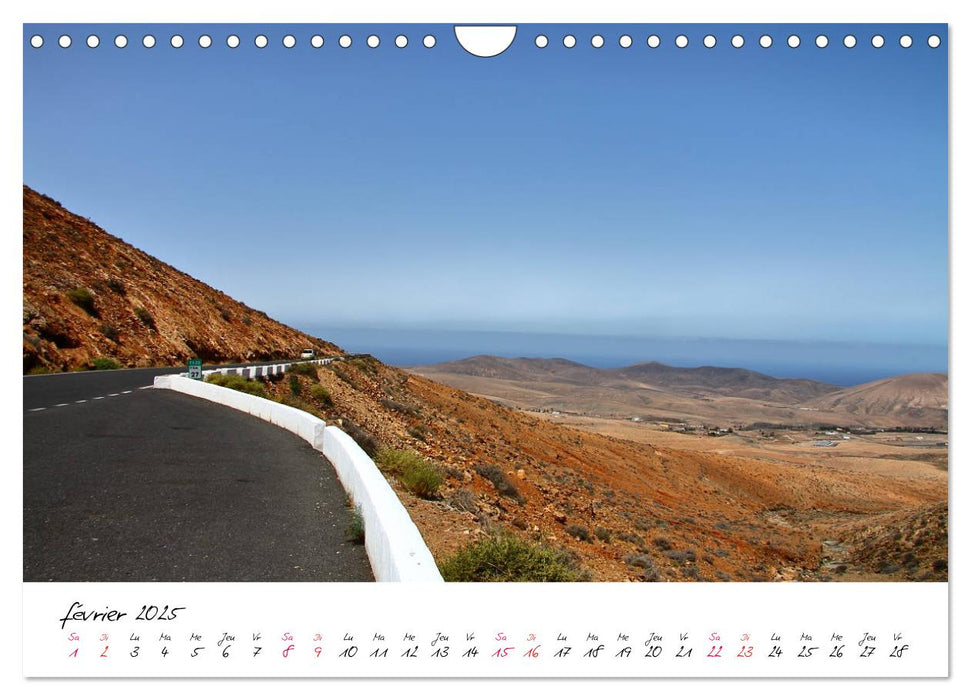 Fuerteventura - l'île de rêve des Canaries (CALVENDO Calendrier mensuel 2025)