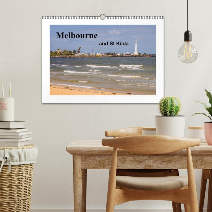 Melbourne and St Kilda (CALVENDO Monthly Calendar 2025)