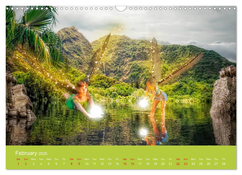 In fairyland (CALVENDO Monthly Calendar 2025)