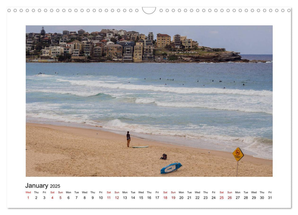 Beaches of New South Wales, Australia (CALVENDO Monthly Calendar 2025)