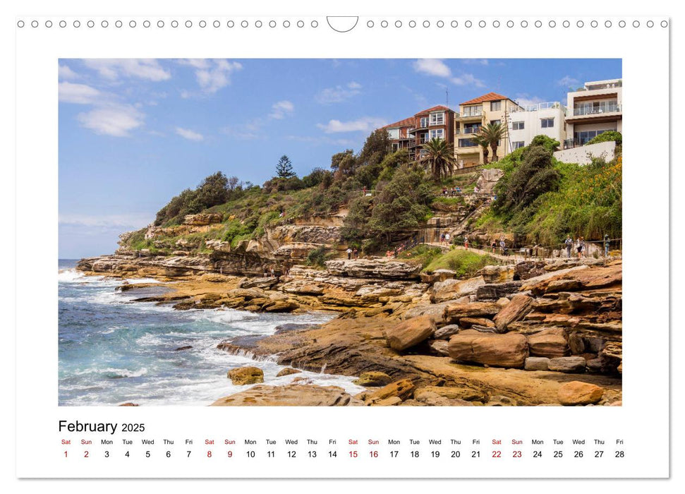 Beaches of New South Wales, Australia (CALVENDO Monthly Calendar 2025)