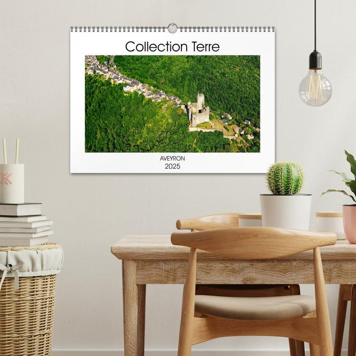 Collection Terre AVEYRON (CALVENDO Calendrier mensuel 2025)