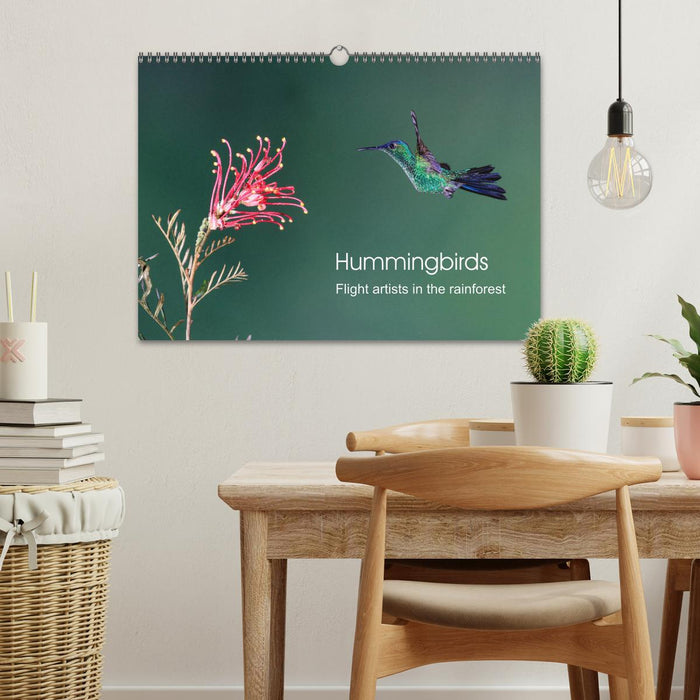 Hummingbirds - Flight artists in the rainforest (CALVENDO Monthly Calendar 2025)