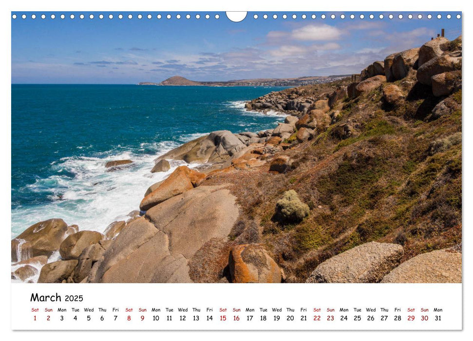 South Australia's Coastline (CALVENDO Monthly Calendar 2025)