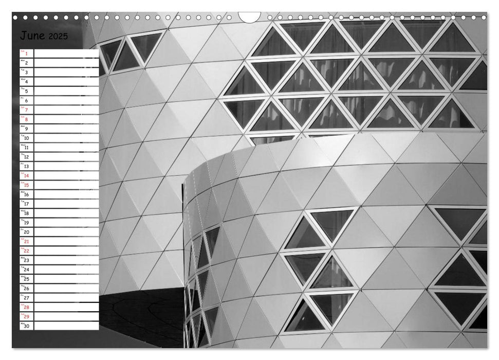 Modern Architecture - Forms and Façades (CALVENDO Monthly Calendar 2025)