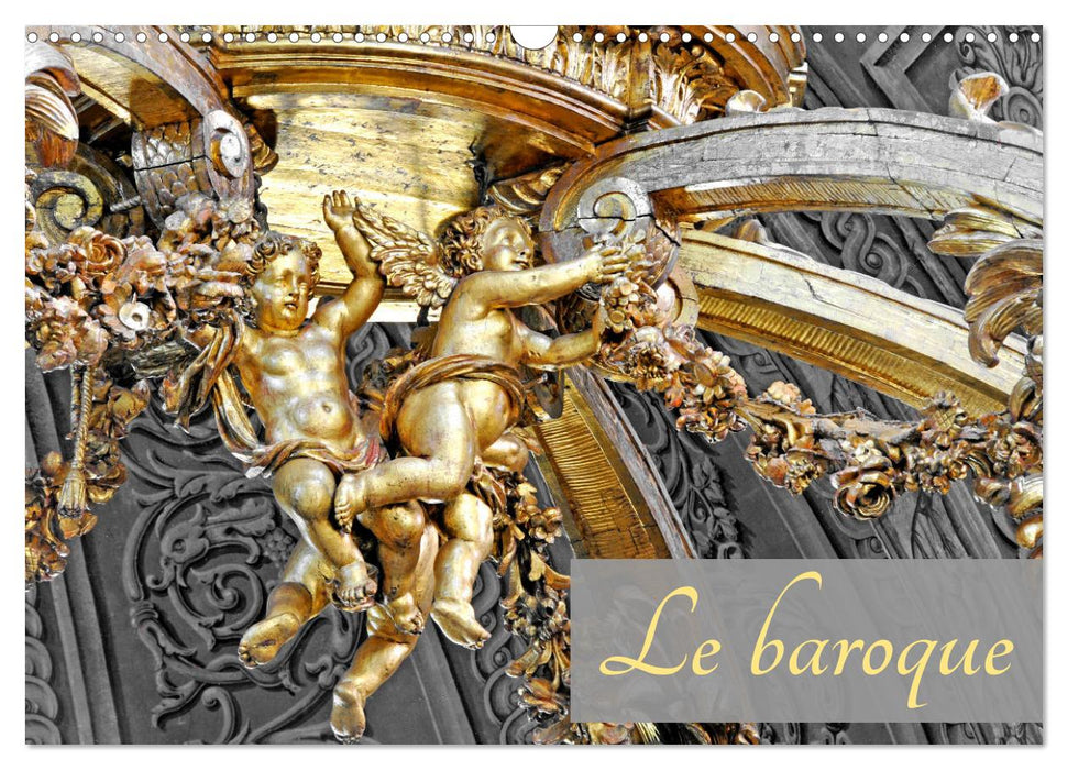 Le baroque (CALVENDO Calendrier mensuel 2025)