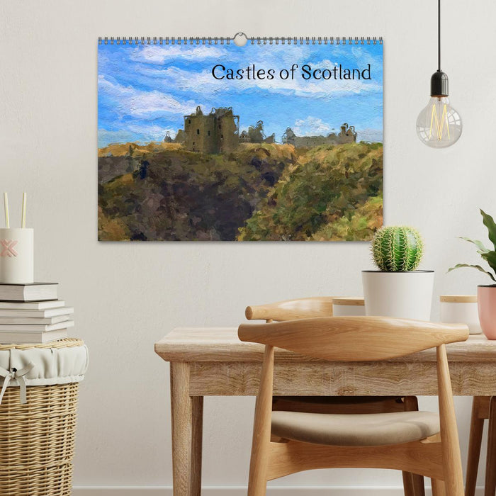 Castles of Scotland (CALVENDO Monthly Calendar 2025)