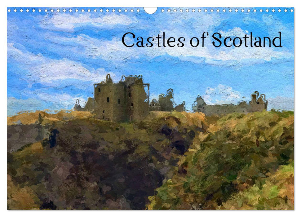 Castles of Scotland (CALVENDO Monthly Calendar 2025)