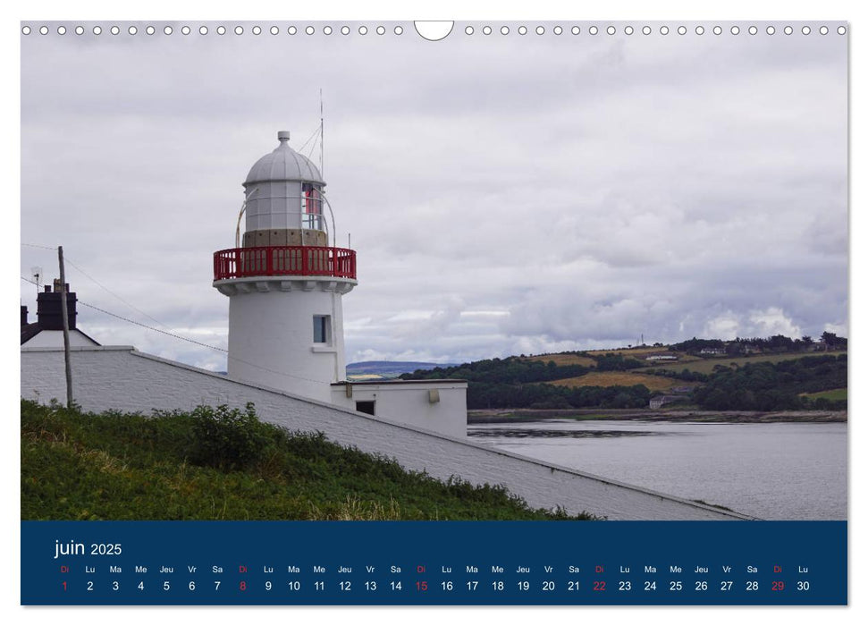 Phares irlandais Le long de la côte sauvage d'Irlande (CALVENDO Calendrier mensuel 2025)