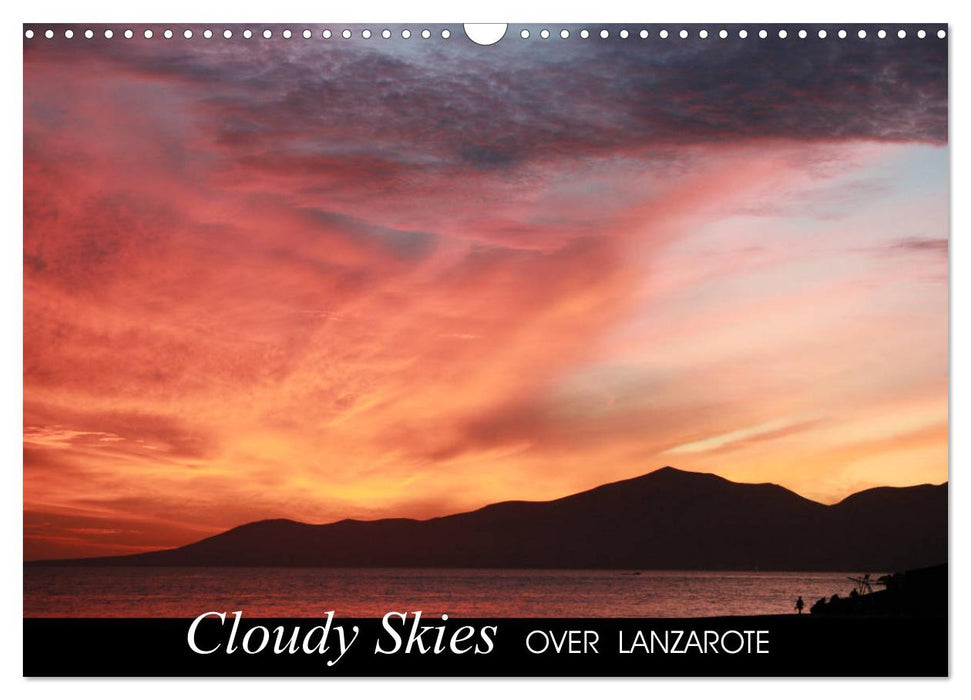 Cloudy skies over Lanzarote (CALVENDO Monthly Calendar 2025)