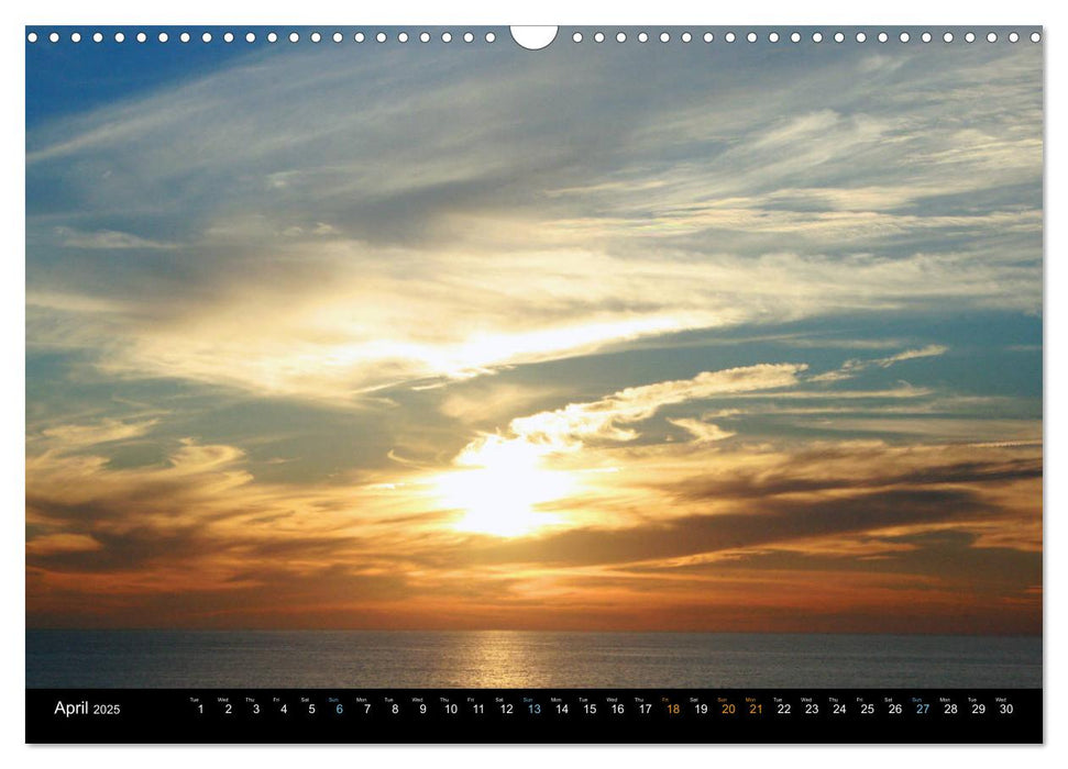 Cloudy skies over Lanzarote (CALVENDO Monthly Calendar 2025)