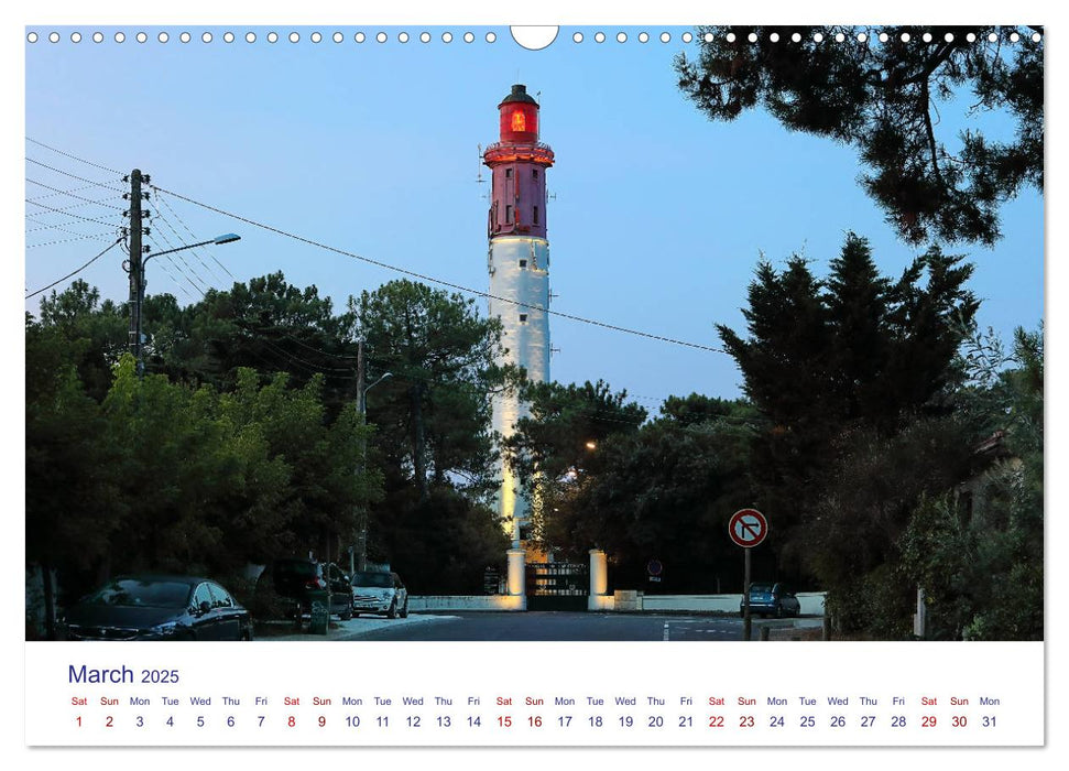 Arcachon Bay and the French Atlantic coast near Bordeaux (CALVENDO Monthly Calendar 2025)