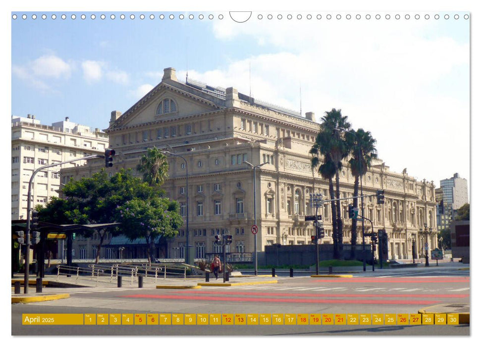 Buenos Aires - Capital on the Rio de la Plata (CALVENDO Monthly Calendar 2025)