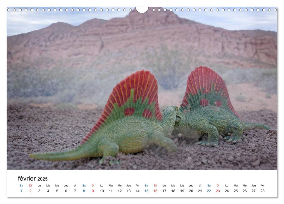 Les Dinosaures - Fascinante préhistoire (CALVENDO Calendrier mensuel 2025)