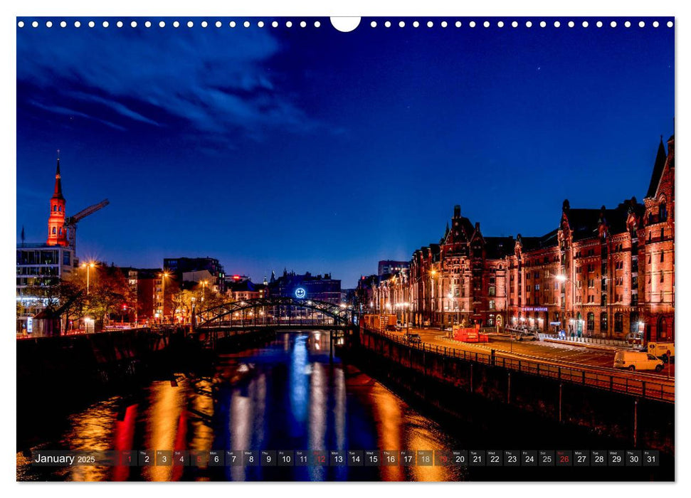 Hamburg perspectives (CALVENDO Monthly Calendar 2025)