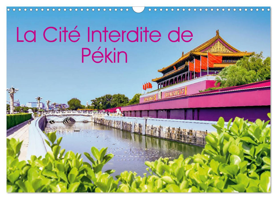 La Cité interdite de Pékin (CALVENDO Calendrier mensuel 2025)