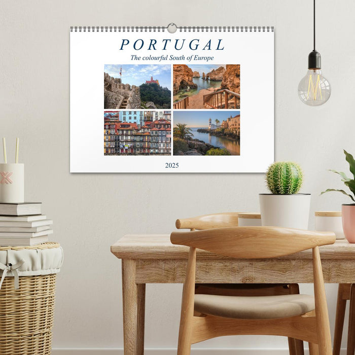 Portugal, the colourful South of Europe (CALVENDO Monthly Calendar 2025)