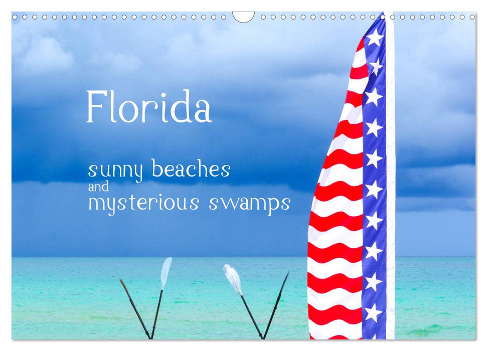 Florida – sunny beaches and mysterious swamps (CALVENDO Monthly Calendar 2025)