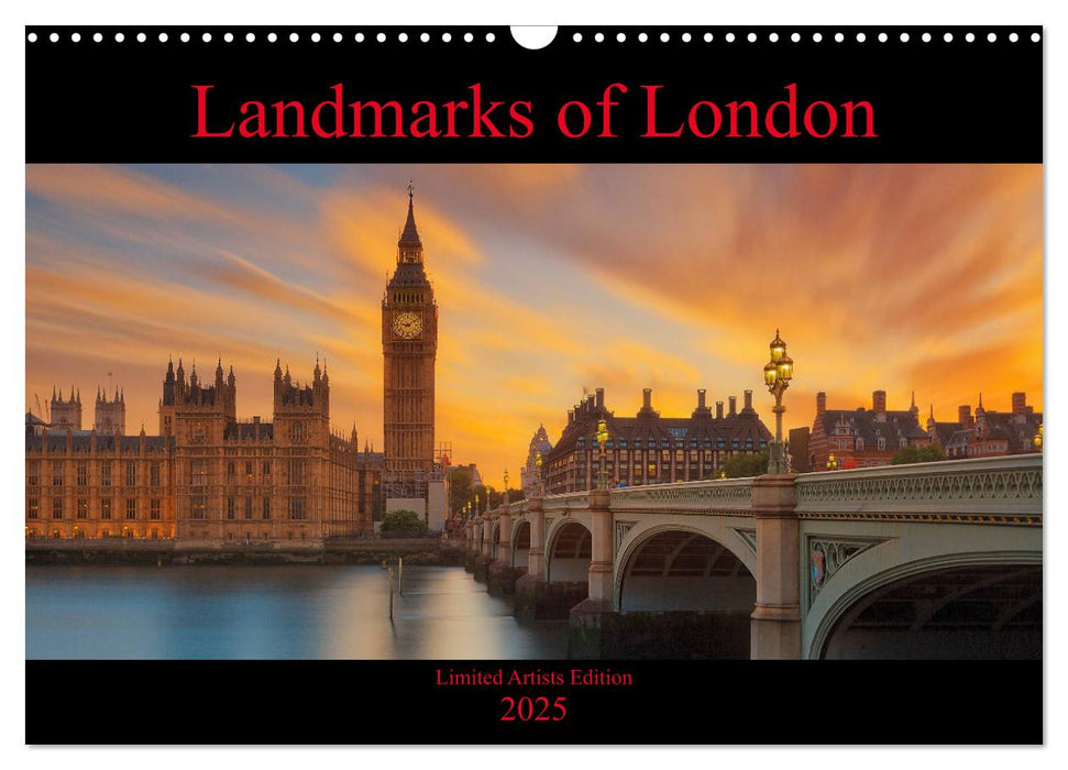 Landmarks of London (CALVENDO Monthly Calendar 2025)