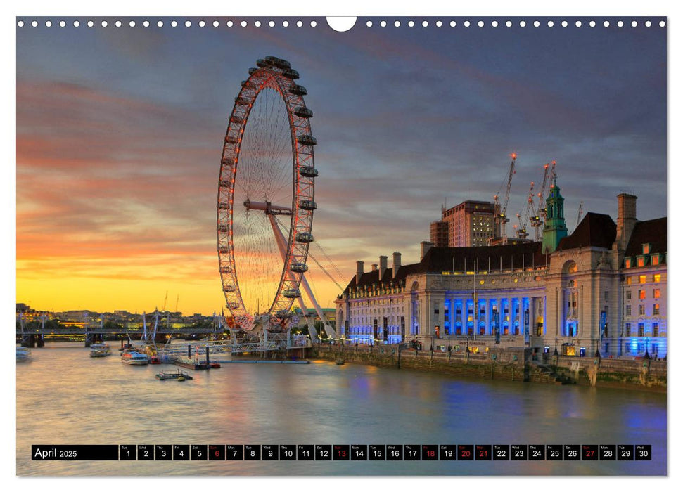 Landmarks of London (CALVENDO Monthly Calendar 2025)