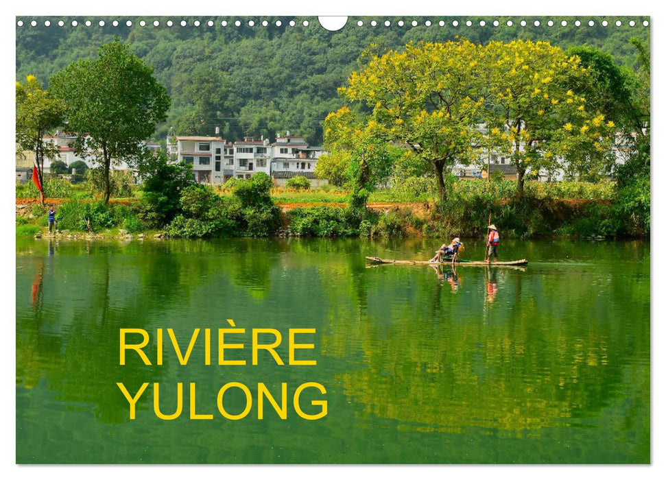 RIVIÈRE YULONG (CALVENDO Calendrier mensuel 2025)