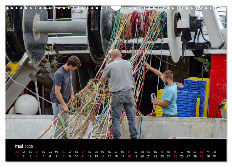 Barfleur Un port normand sur la Manche (CALVENDO Calendrier mensuel 2025)