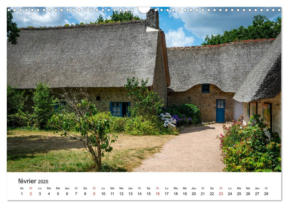 Les marais de Brière Loire-Atlantique (CALVENDO Calendrier mensuel 2025)