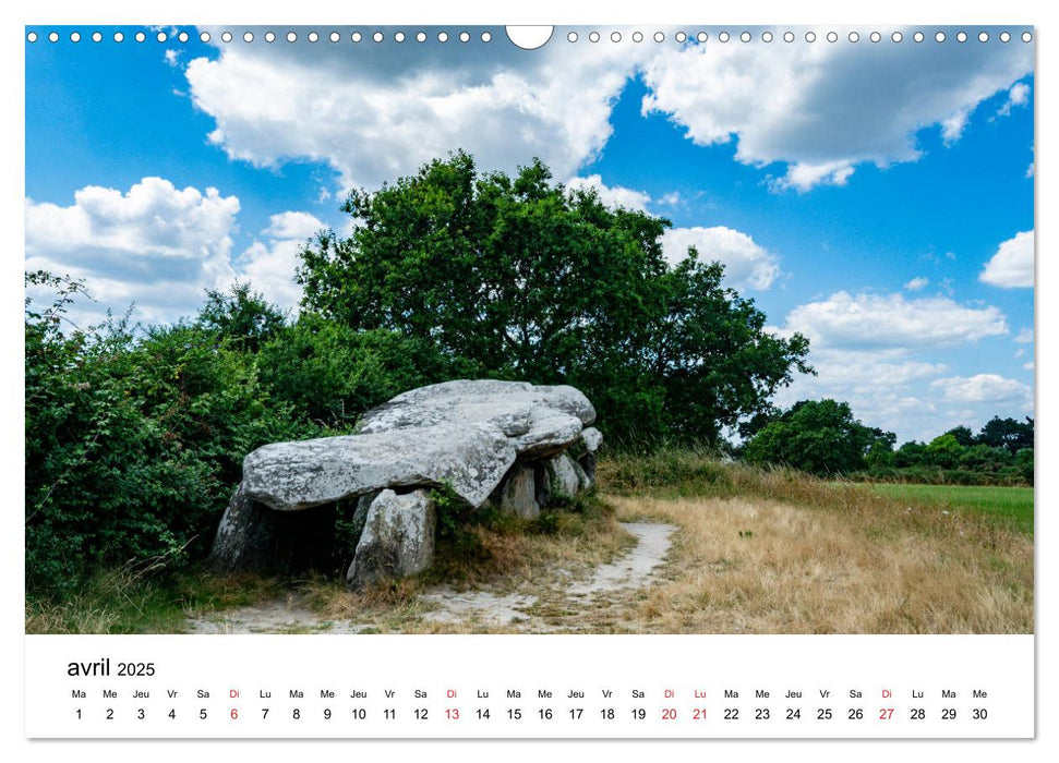 Les marais de Brière Loire-Atlantique (CALVENDO Calendrier mensuel 2025)