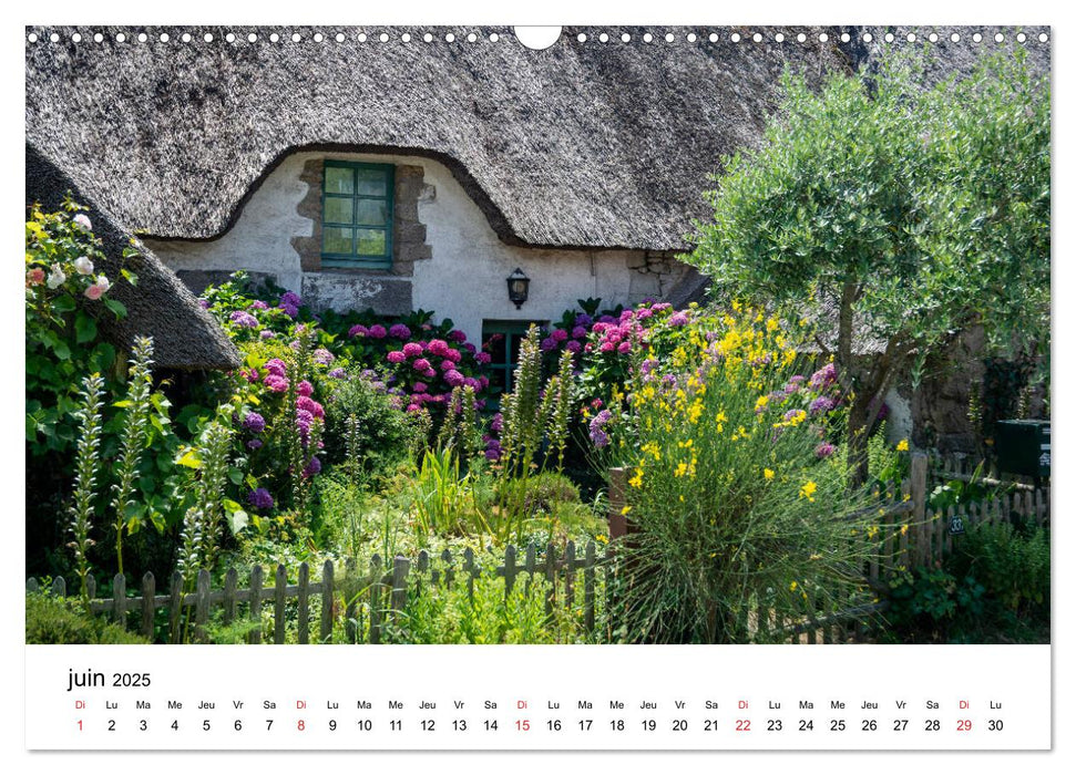 Les marais de Brière Loire-Atlantique (CALVENDO Calendrier mensuel 2025)