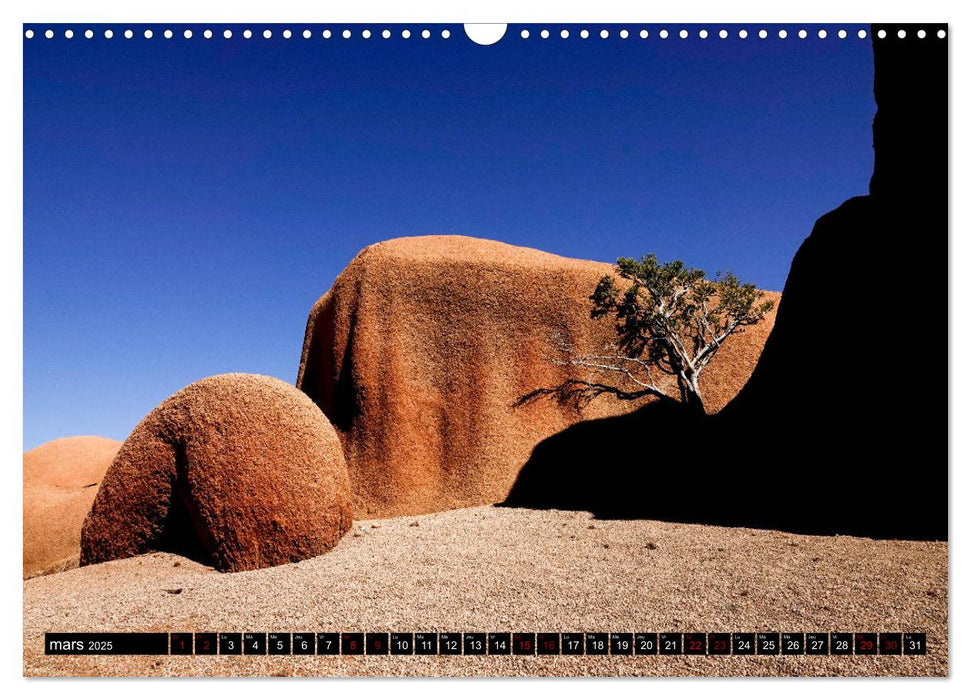 Namibie Rouge et Or (CALVENDO Calendrier mensuel 2025)