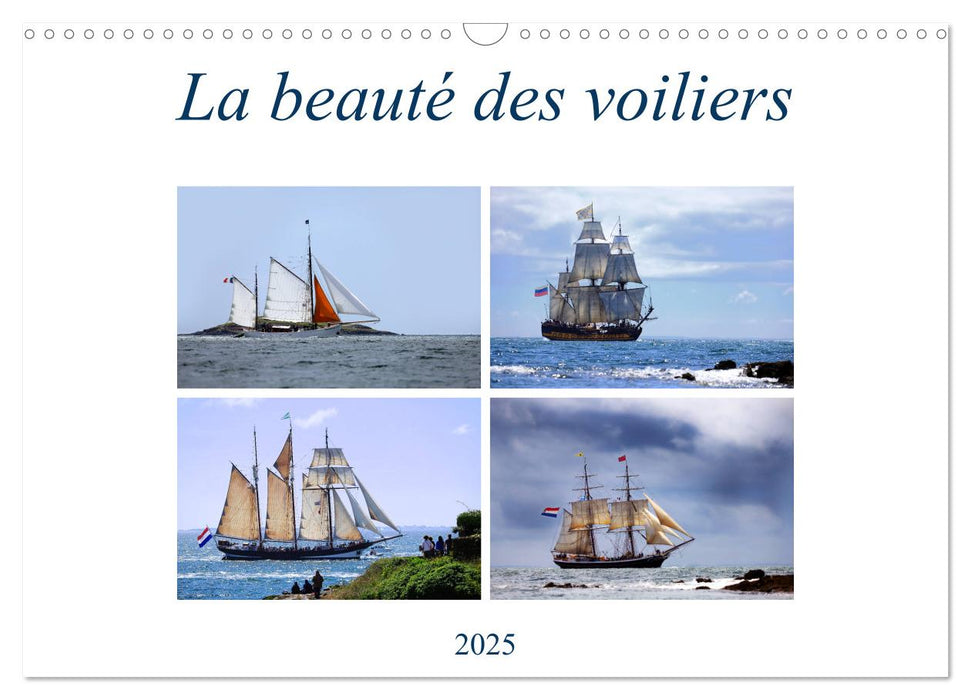 La beauté des voiliers (CALVENDO Calendrier mensuel 2025)