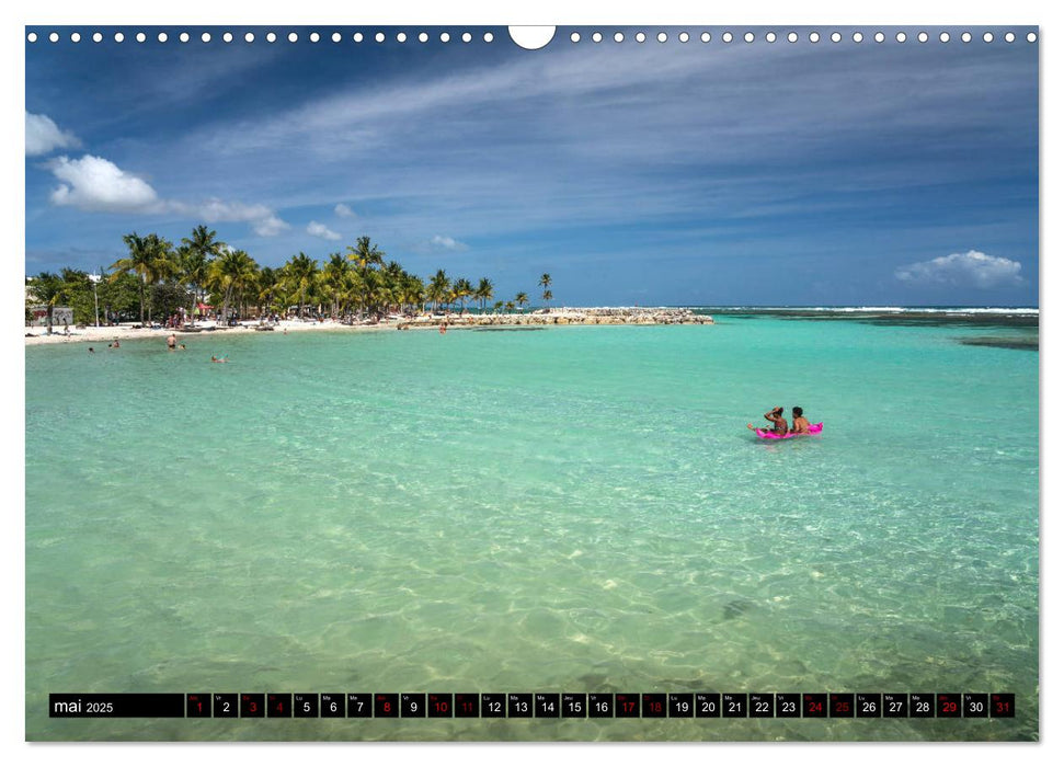 Guadeloupe (CALVENDO Calendrier mensuel 2025)