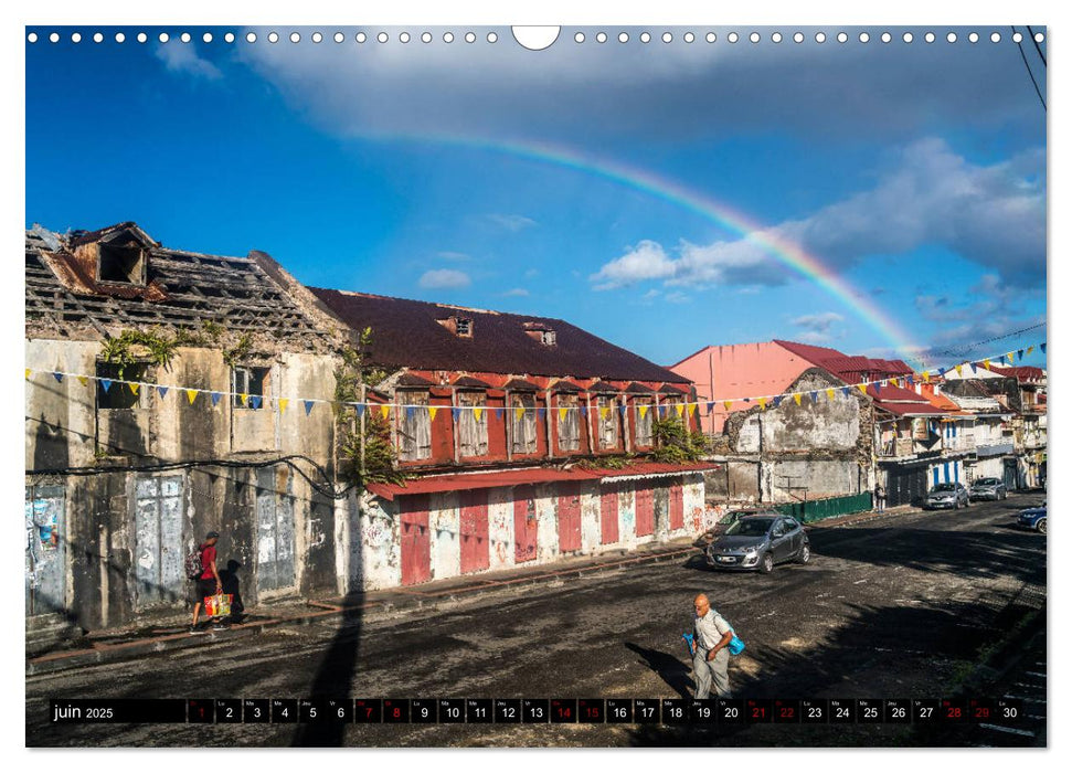 Guadeloupe (CALVENDO Calendrier mensuel 2025)